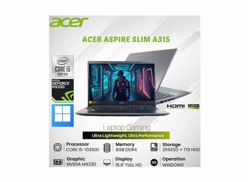 Laptop Acer Aspire A315-57G-550H i5-1035G1