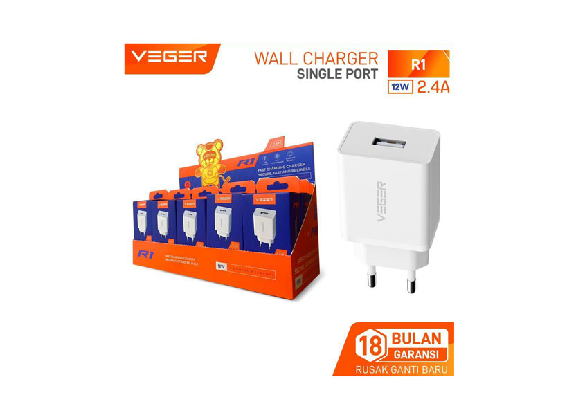 Adaptor VEGER R1 2.4A 10w