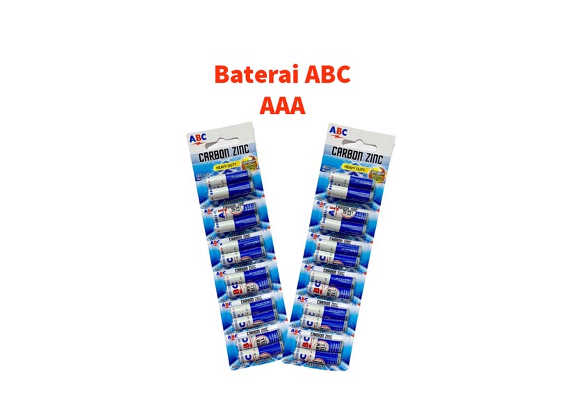 Baterai AAA ABC Biru