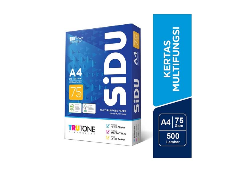 Kertas HVS SIDU A4 75 GSM