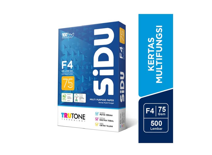 Kertas HVS SIDU F4 75 GSM
