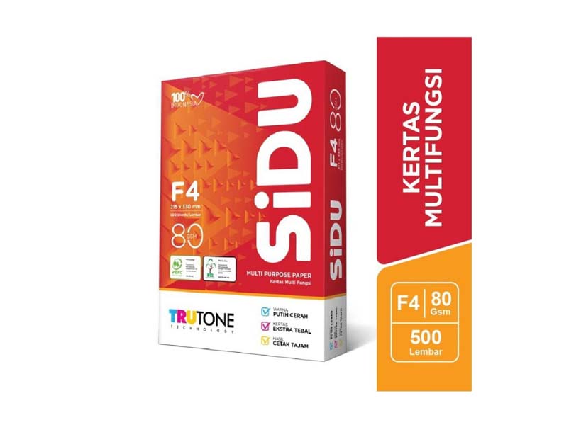 Kertas HVS SIDU F4 80 GSM